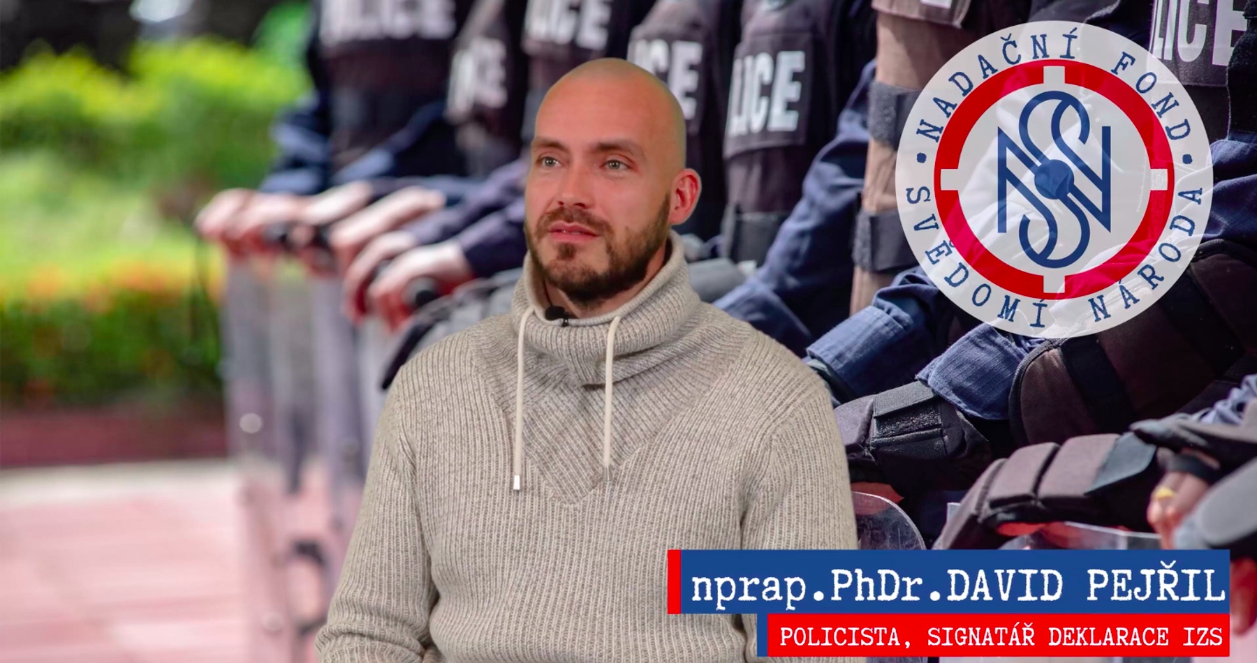 VIDEO: Rozhovor s policistou nprap. PhDr. Davidem Pejřilem o odporu proti nátlaku a jednotě s občany