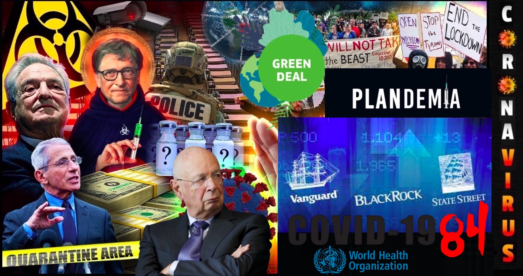 Konečným cílem pandemie covidu, WHO i Zelené agendy je pochod ke Schwabově dystopickému Velkému resetu celé světové ekonomiky ve prospěch korporátní diktatury hrstky globálních korporací jako BlackRock 