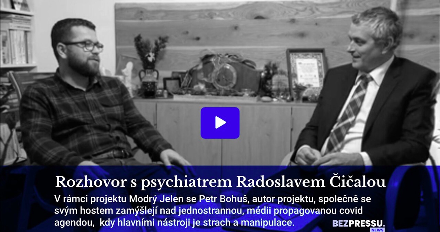 VIDEO: Rozhovor s psychiatrem Radoslavem Čičalou o sladkém drievku – lékořici, naději a překonávání strachu